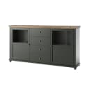 Lomadox Büromöbel-Set EPSOM-83 4-tlg. Grün mit Softclose Bild 1