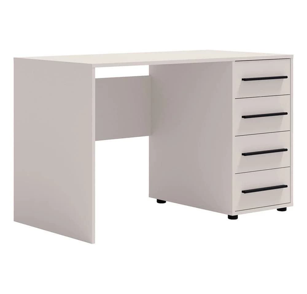 Lomadox Schreibtisch 120cm breit Kaschmir mit 4 Schubladen - Bild 2