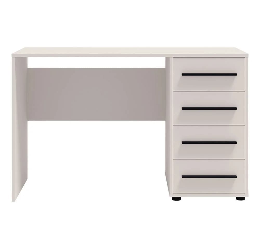 Lomadox Schreibtisch 120cm breit Kaschmir mit 4 Schubladen - Bild 3