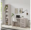 Lomadox Schreibtisch 120cm breit Kaschmir mit 4 Schubladen Bild 4