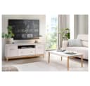 Lomadox Couchtisch WILNA-161 Kaschmir Massivholz Füße Modern Bild 1