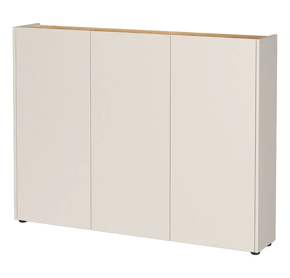 Lomadox Schuhschrank LAPUA-01 Kaschmir Eiche 3-türig - Bild 2