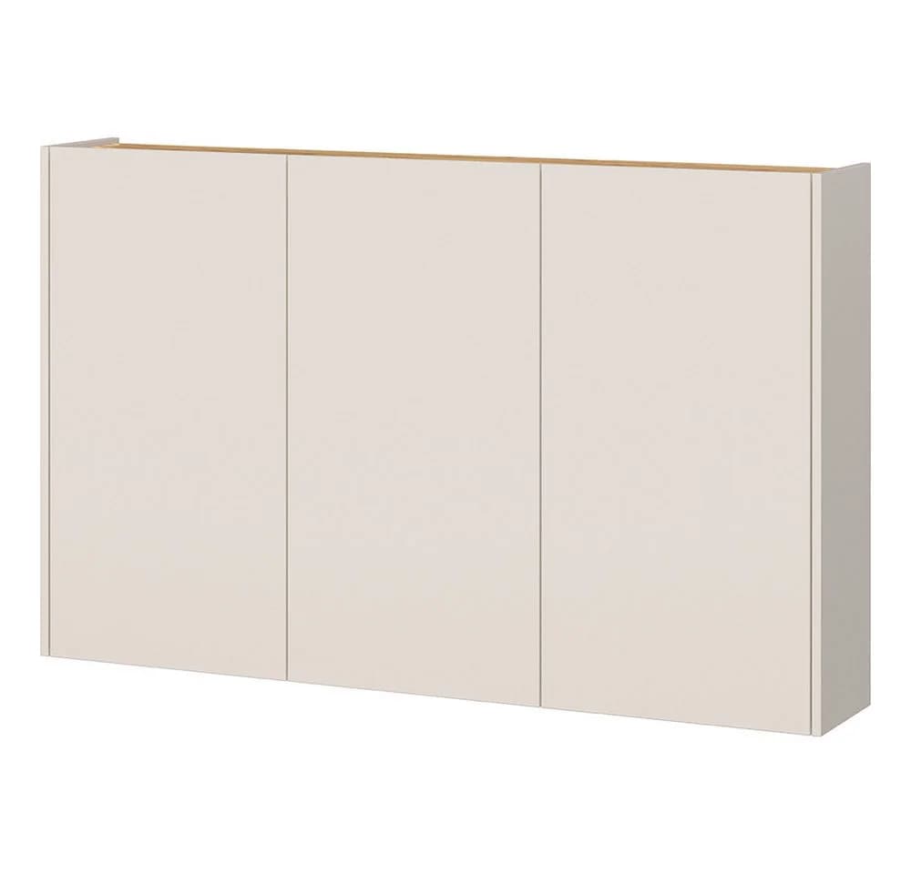 Lomadox Schuhschrank LAPUA-01 Kaschmir und Eiche 3-türig - Bild 2