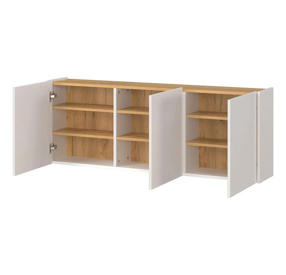 Lomadox Garderoben-Set LAPUA-01 Kaschmir und Eiche - Bild 4