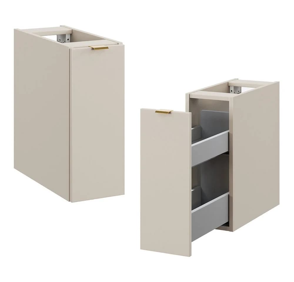 Lomadox Unterschrank DURANGO-56 20 cm Breite 1 Auszug Kaschmir - Bild 2