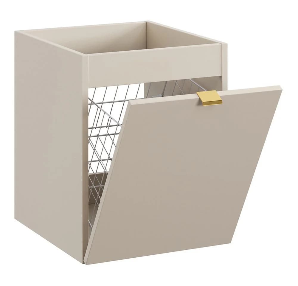 Lomadox Unterschrank DURANGO-56 40 cm breit mit Wäschekorb Kaschmir - Bild 2