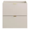 Lomadox Waschbeckenschrank DURANGO-56 in Kaschmir, 50 cm breit, 2 Schubladen Bild 5