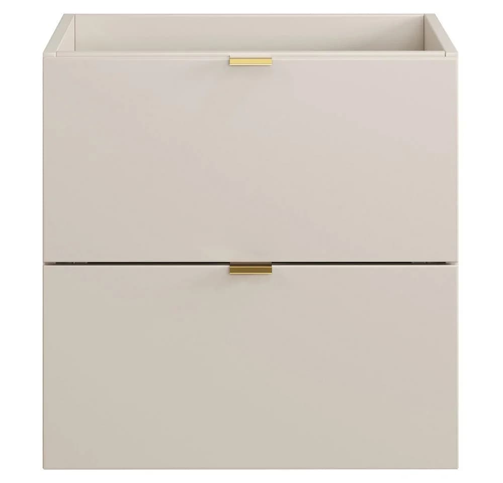 Lomadox Waschbeckenschrank DURANGO-56 in Kaschmir, 50 cm breit, 2 Schubladen - Bild 5