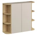 Lomadox Hängeschrank DURANGO-56 90 cm Eiche Kaschmir Push-to-Open Bild 2