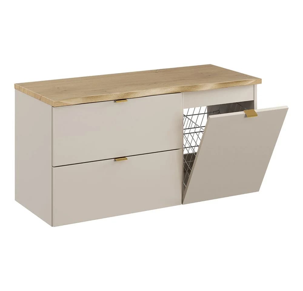 Lomadox Waschbeckenschrank DURANGO-56 100 cm Baumkantenoptik - Bild 2