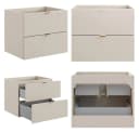 Lomadox Waschbeckenschrank DURANGO-56 100 cm Baumkantenoptik Bild 5