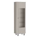 Lomadox Wohnzimmer-Set NASHVILLE-161 Vitrine Lowboard Taupe Modern Bild 3