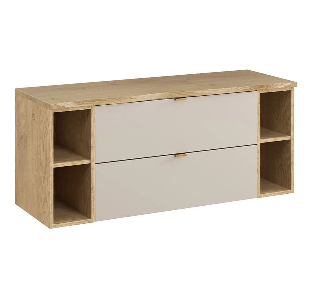 Lomadox Waschbeckenschrank DURANGO-56 120 cm Baumkantenoptik - Bild 2