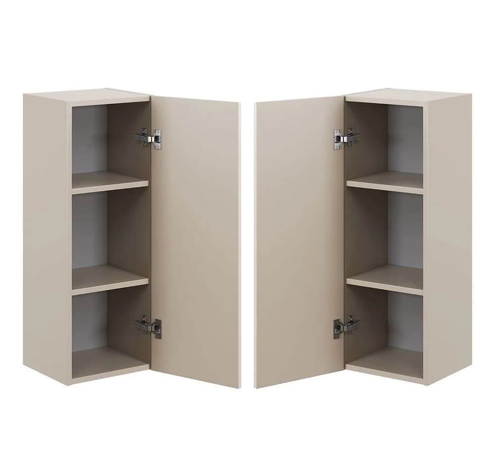 Lomadox Hängeschrank DURANGO-56 50 cm breit in Eiche und Kaschmir, 1 Tür, 3 Fächer