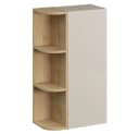 Lomadox Hängeschrank DURANGO-56 45 cm breit in Eiche und Kaschmir, 1 Tür, 3 Fächer Bild 2