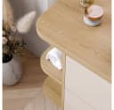 Lomadox Badmöbel-Set DURANGO-56 mit LED-Spiegel, Waschtisch & Hochschrank Bild 1