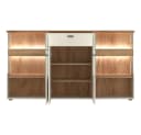 Lomadox Esszimmer-Set CARMONA-129 Kaschmir/Eiche LED-Beleuchtung Bild 4