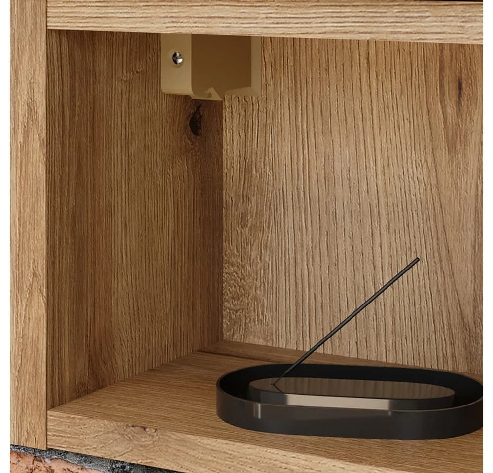 Lomadox Badregal NEWPORT-56-EVOKE Eiche Optisch