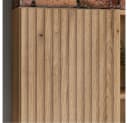 Lomadox Hängeschrank NEWPORT-56-EVOKE Eiche gerillte Front Softclose Bild 1