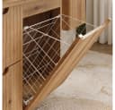 Lomadox Waschtischunterschrank NEWPORT-56-EVOKE 100 cm Eiche gerillt Bild 1