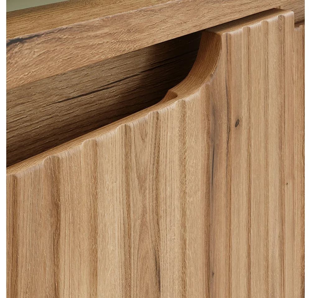 Lomadox Waschtisch NEWPORT-56-EVOKE mit gerillter Front und Softclose-Schubladen - Bild 3
