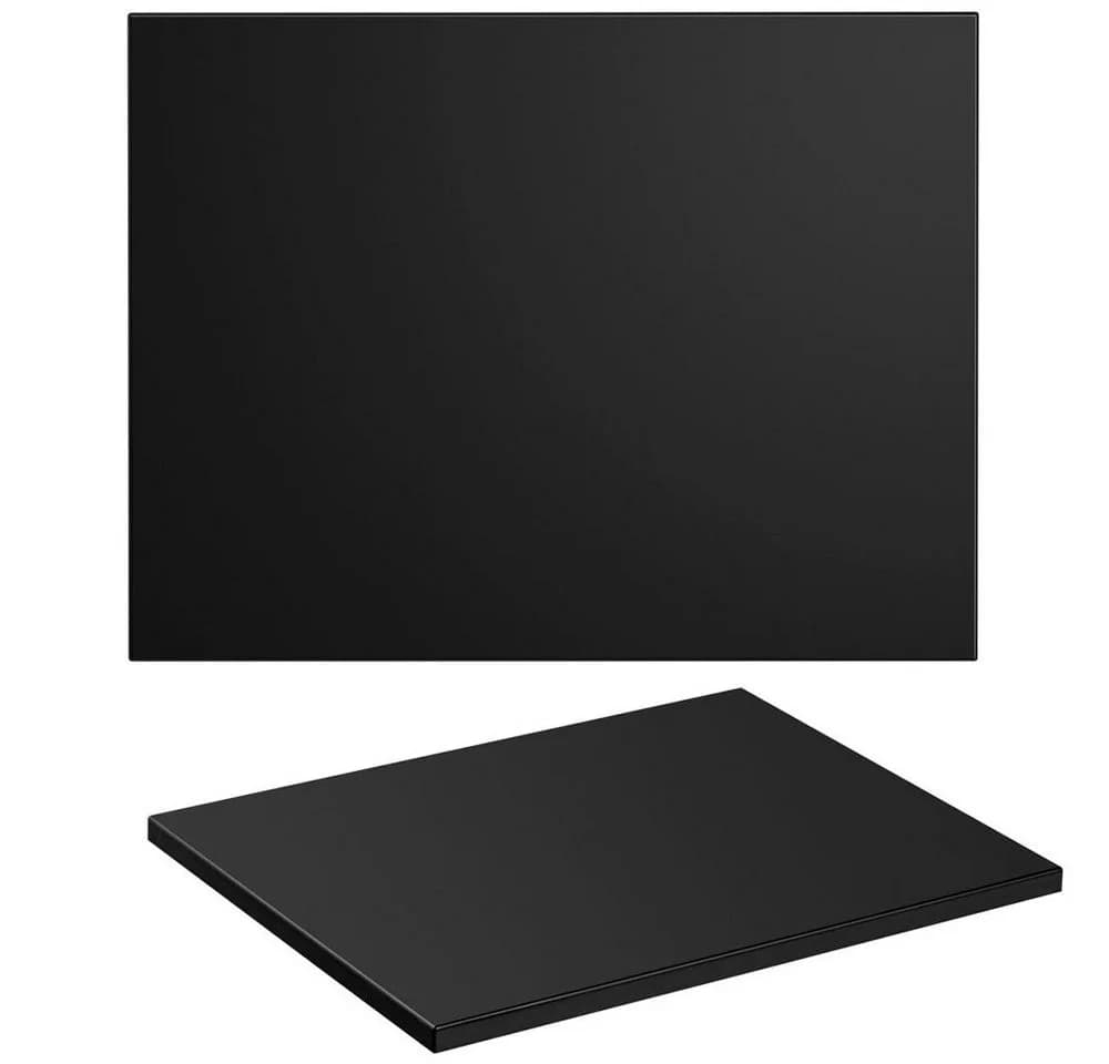 Lomadox Waschtisch ADELAIDE-56-BLACK Schwarz mit Softclose & Goldmarmorierung - Bild 5