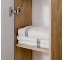 Lomadox Hochschrank TEMUCO-56-CREMONA Eiche Push-to-Open Softclose Bild 1