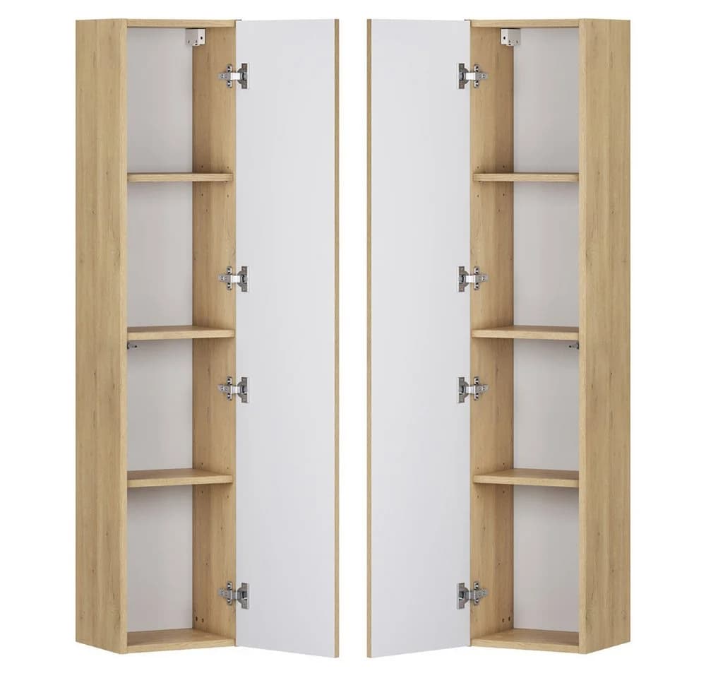 Lomadox Hochschrank TEMUCO-56-CREMONA Eiche Push-to-Open Softclose - Bild 3