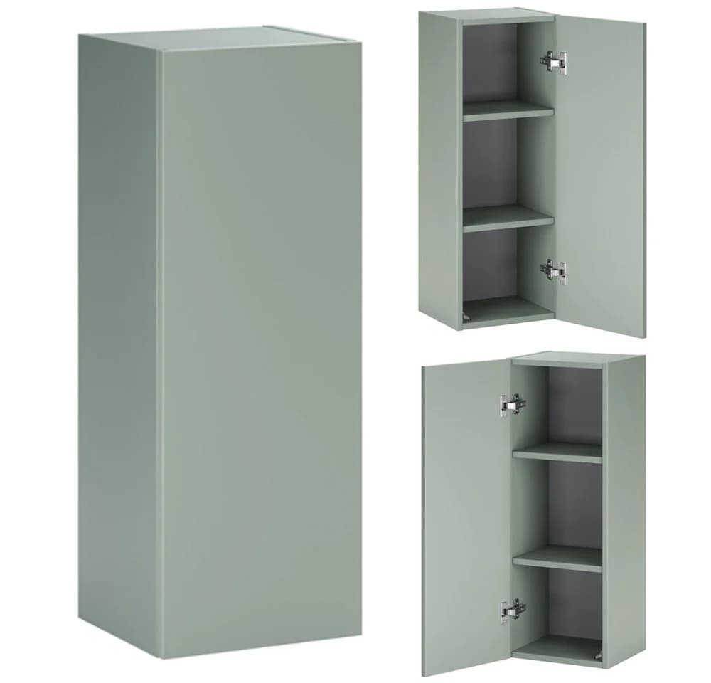 Lomadox Hängeschrank ALASSIO-56 Badschrank Grün matt Push-to-Open - Bild 2