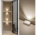Lomadox Wohnwand CLINTON-164 Kaschmir Beige Eiche Push-to-open LED Bild 3