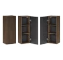 Lomadox Hängeschrank TEMUCO-56-WALNUT Walnuss Push-to-Softclose Bild 2