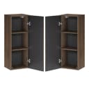 Lomadox Hängeschrank TEMUCO-56-WALNUT Walnuss Push-to-Softclose Bild 4