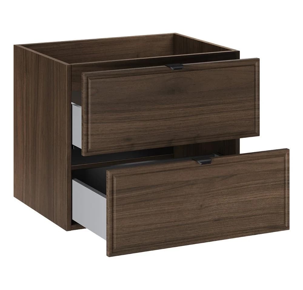 Lomadox Waschbeckenschrank TEMUCO-56 Walnuss 60 cm mit Softclose - Bild 5