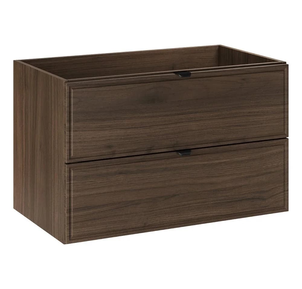Lomadox Waschbeckenschrank TEMUCO-56 Walnuss 80 cm mit Softclose - Bild 2