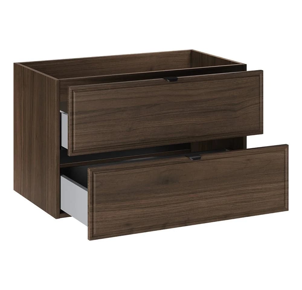 Lomadox Waschbeckenschrank TEMUCO-56 Walnuss 80 cm mit Softclose - Bild 5