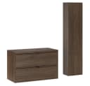 Lomadox Badmöbel-Set TEMUCO-56-WALNUT Walnuss Modern Bild 2