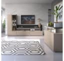 Lomadox Wohnzimmer-Set SELCE-83 Beige/Anthrazit LED Beleuchtung Bild 2