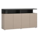Lomadox Wohnzimmer-Set SELCE-83 Beige/Anthrazit LED Beleuchtung Bild 5