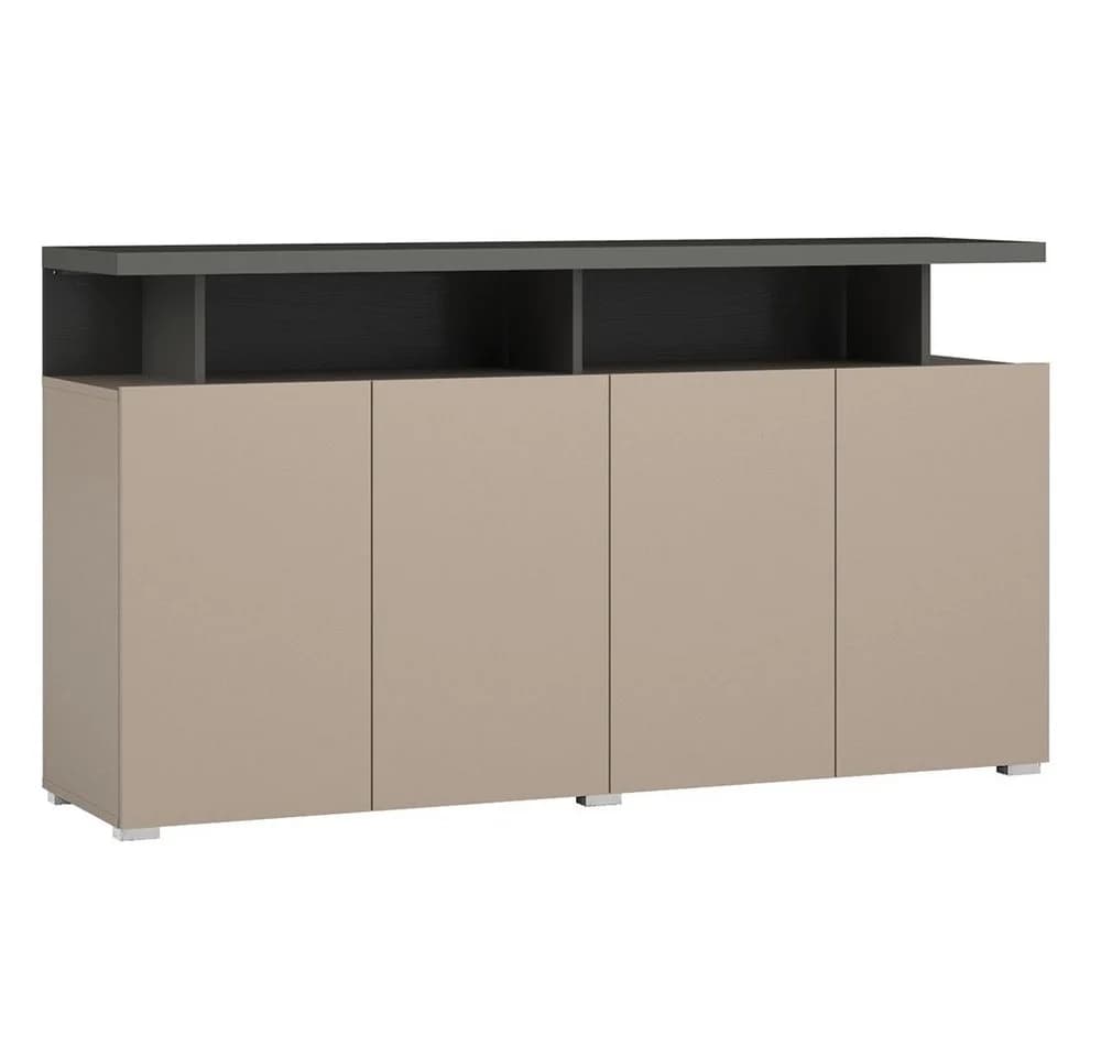 Lomadox Wohnzimmer-Set SELCE-83 Beige/Anthrazit LED Beleuchtung - Bild 5
