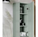 Lomadox Hängeschrank ALASSIO-56 Grün matt Eiche 1 Tür Bild 1