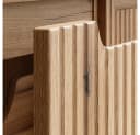 Lomadox Waschtisch NEWPORT-56-EVOKE Eiche gerillte Front Softclose Bild 1
