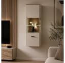 Lomadox Hängevitrine ISCHIA-36 Beige Eiche LED Softclose Bild 2