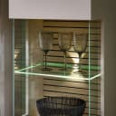 Lomadox Hängevitrine ISCHIA-36 Beige Eiche LED Softclose Bild 3