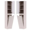 Lomadox Hochschrank NEWPORT-56-CASHMERE mit Wäschekorb und Softclose Bild 5