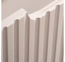 NEWPORT-56 Waschtischunterschrank 100 cm Kaschmir Gerillte Front Bild 1