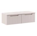 NEWPORT-56 Waschtischunterschrank 100 cm Kaschmir Gerillte Front Bild 2