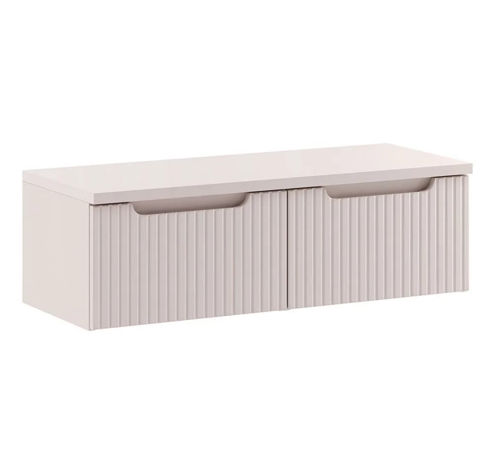 NEWPORT-56 Waschtischunterschrank 100 cm Kaschmir Gerillte Front - Bild 2