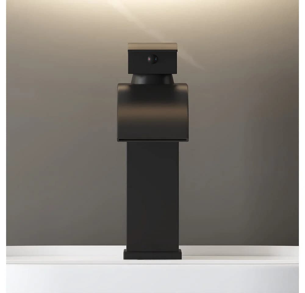 Lomadox Waschtischarmatur FAUCET-140 Edelstahl Schwarz Matt - Bild 3