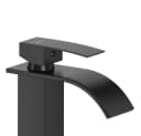 Lomadox Waschtischarmatur FAUCET-140 Edelstahl Schwarz Matt Bild 4