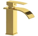 Lomadox Waschtischarmatur FAUCET-140 Edelstahl Goldfarben Glänzend Bild 2
